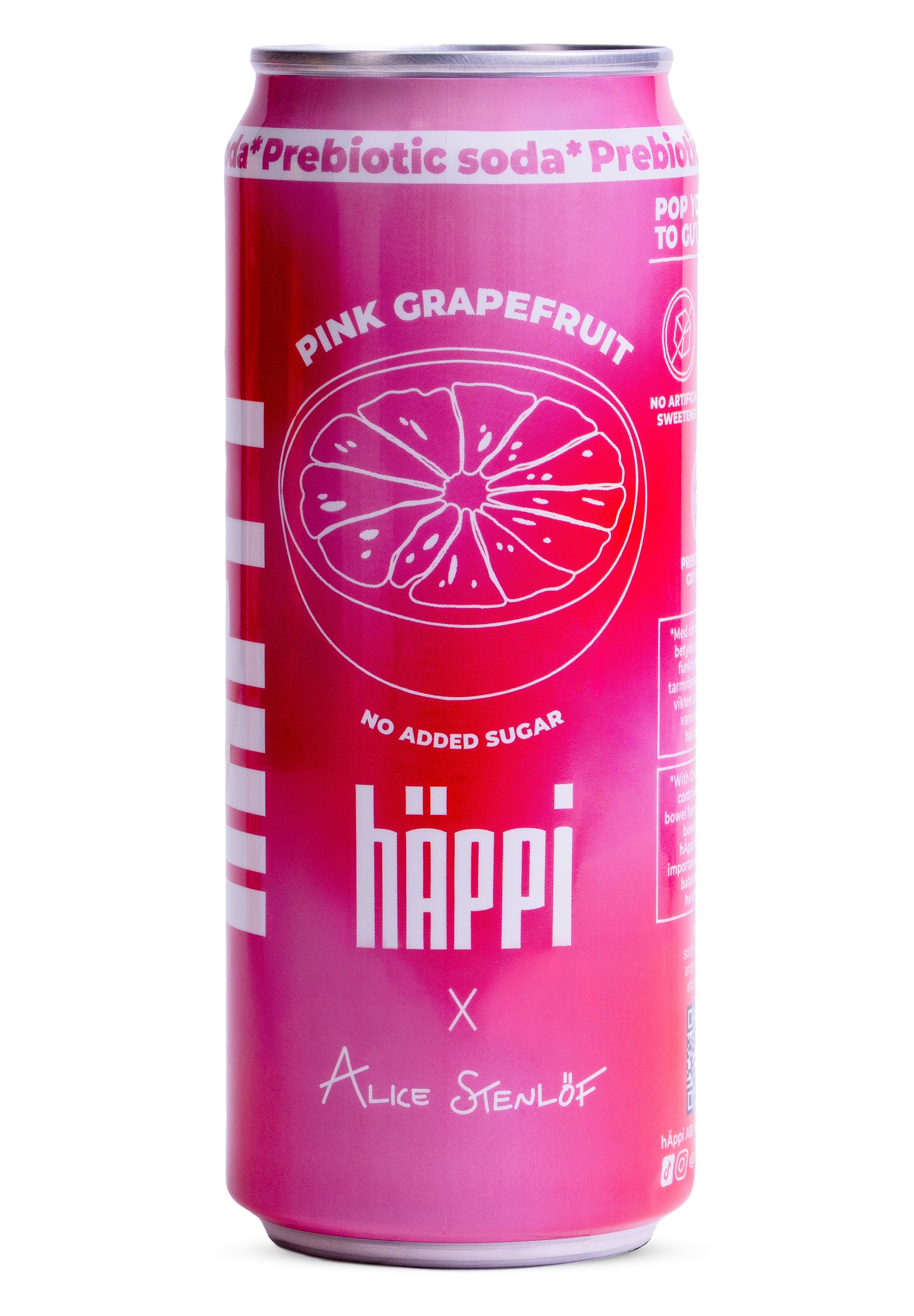 hÄppi x Alice Stenlöf, Rosa Grapefrukt 12-pack